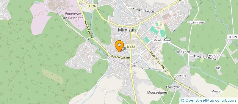 localisation de l'entreprise MADAME RACHEL SEDZICKI  MIMIZAN