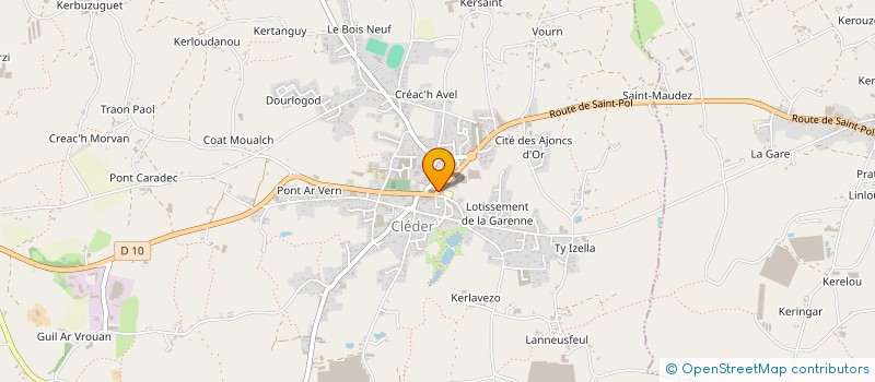 localisation de l'entreprise MADAME RACHEL SEVERE  CLEDER