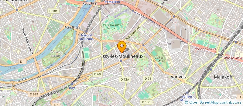 localisation de l'entreprise MADAME RACHEL SFEZ à ISSY-LES-MOULINEAUX