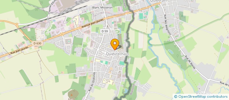 localisation de l'entreprise MADAME RACHEL SPILLEBOUT  QUIEVRECHAIN