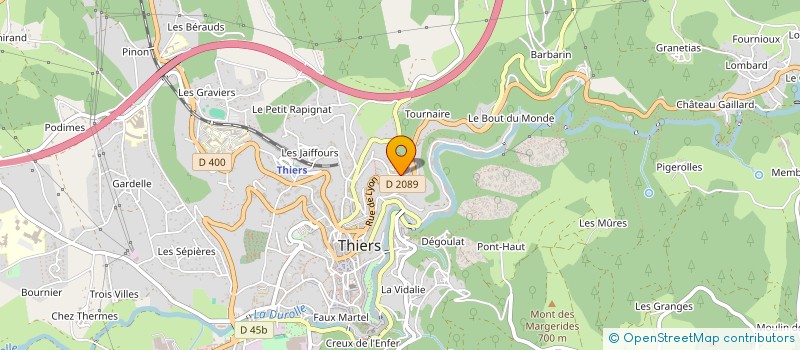 localisation de l'entreprise MADAME RACHEL STUIRBRINK  THIERS