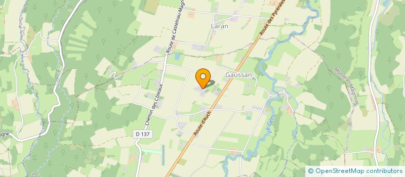 localisation de l'entreprise MADAME RACHEL SZMUKLER  GAUSSAN