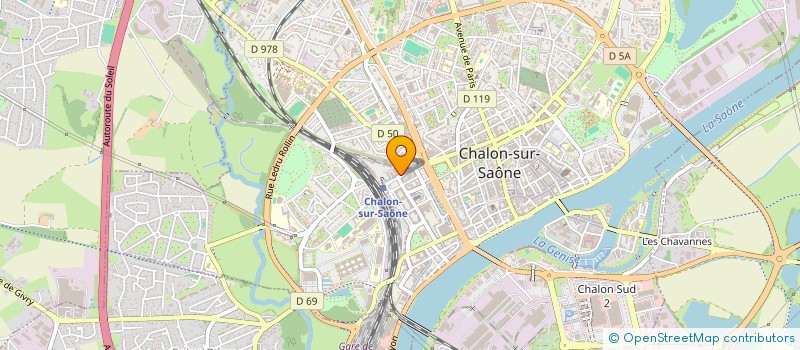 localisation de l'entreprise MADAME RACHEL SZYDLOWICZ à CHALON-SUR-SAONE