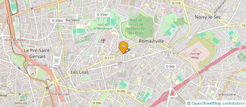 localisation de l'entreprise MADAME RACHEL TASSY à ROMAINVILLE