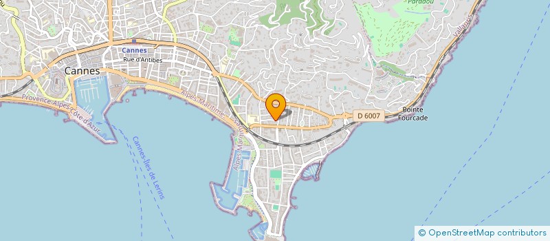 localisation de l'entreprise MADAME RACHEL TERRIER  CANNES