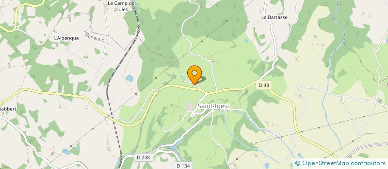 localisation de l'entreprise MADAME RACHEL TEYSSEDRE  SAINT-IGEST