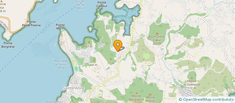 localisation de l'entreprise MADAME RACHEL THEO  SAINTE-ANNE