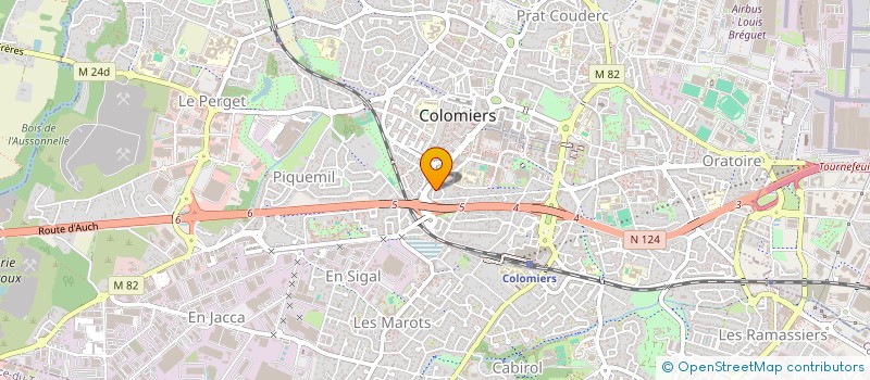 localisation de l'entreprise MADAME RACHEL THOMPSON à COLOMIERS