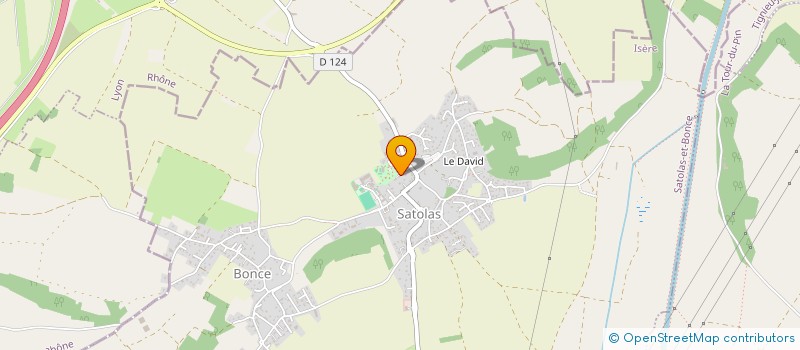 localisation de l'entreprise MADAME RACHEL TONI  SATOLAS-ET-BONCE