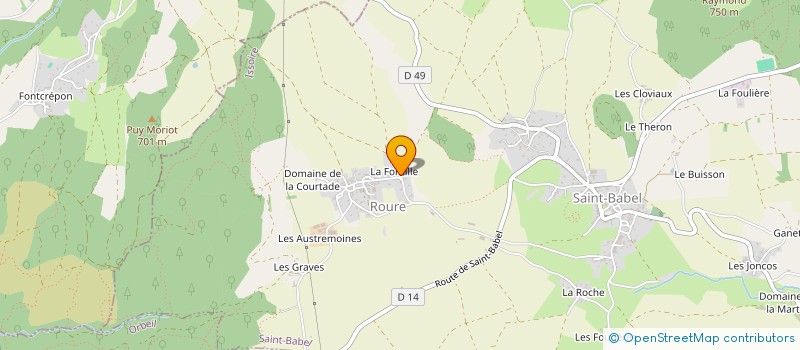 localisation de l'entreprise MADAME RACHEL TYLEC à ISSOIRE