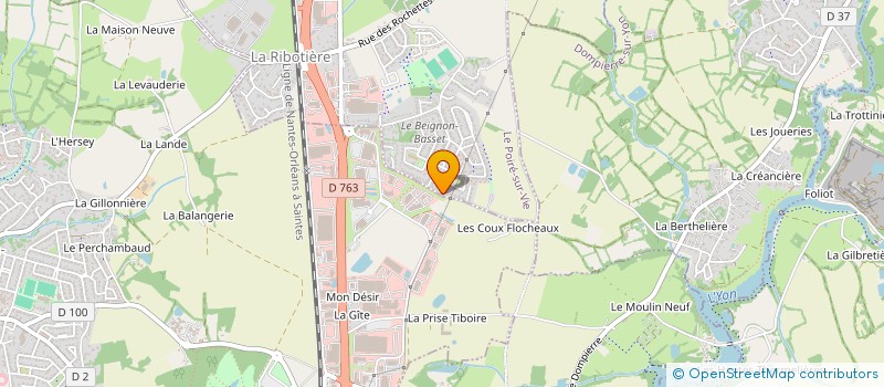 localisation de l'entreprise MADAME RACHEL VALERY à LE POIRE-SUR-VIE