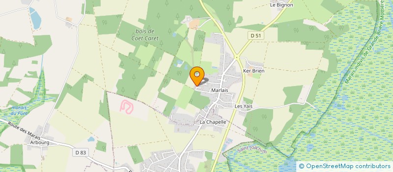 localisation de l'entreprise MADAME RACHEL VERDIER à HERBIGNAC
