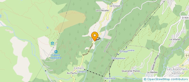 localisation de l'entreprise MADAME RACHEL VILLEMIN  LA LECHERE