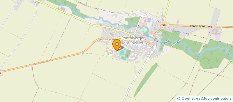 localisation de l'entreprise MADAME RACHEL VIVIER  PONTFAVERGER-MORONVILLIERS