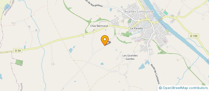 localisation de l'entreprise MADAME RACHEL WALTON  AVAILLES LIMOUZINE