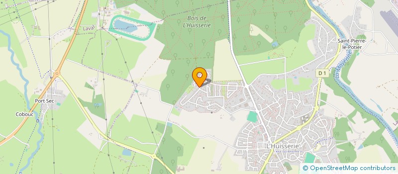 localisation de l'entreprise MADAME RACHEL WEISS  L'HUISSERIE