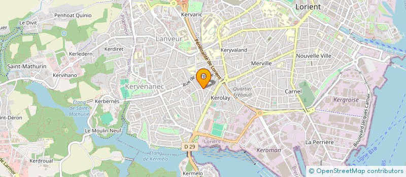 localisation de l'entreprise MADAME RACHEL WUHRLIN  LORIENT