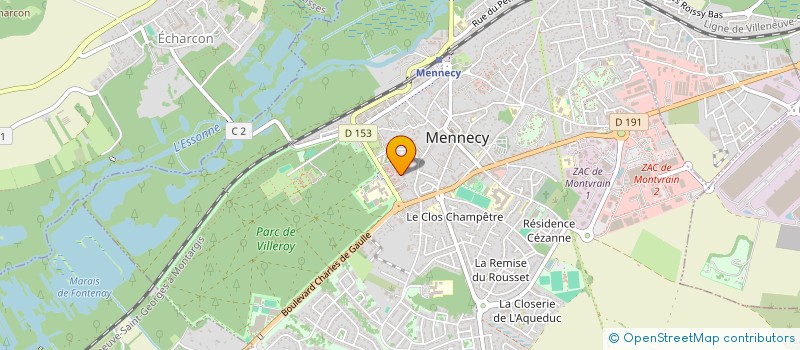 localisation de l'entreprise MADAME RACHEL ZEBAZE à MENNECY