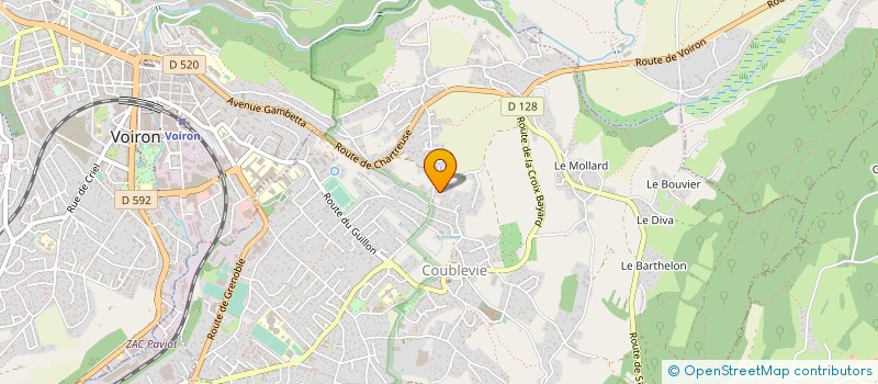 localisation de l'entreprise MADAME RACHEL ZIEGLER  COUBLEVIE