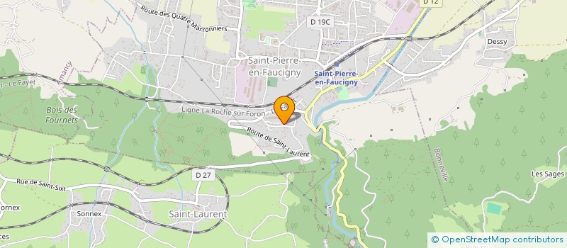 localisation de l'entreprise MADAME RACHELE BOERO  SAINT-PIERRE-EN-FAUCIGNY