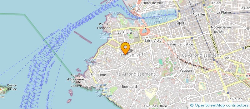 localisation de l'entreprise MADAME RACHELE CASSETTA à MARSEILLE
