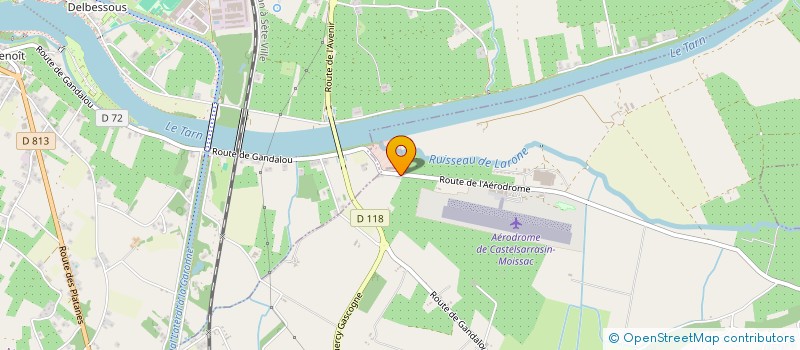 localisation de l'entreprise MADAME RACHELE GIMENEZ  CASTELSARRASIN