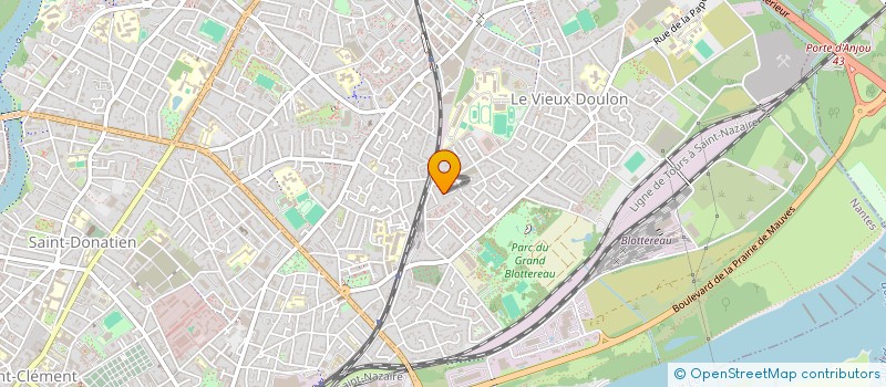 localisation de l'entreprise MADAME RACHELE GUEGUEN à NANTES