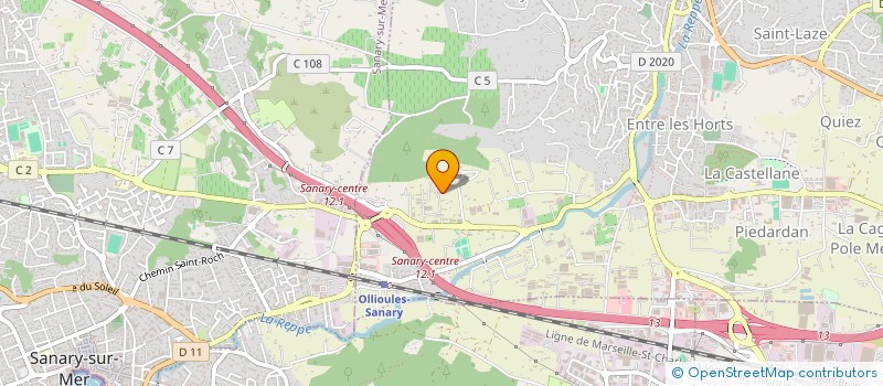 localisation de l'entreprise MADAME RACHELE SCHEIL  OLLIOULES