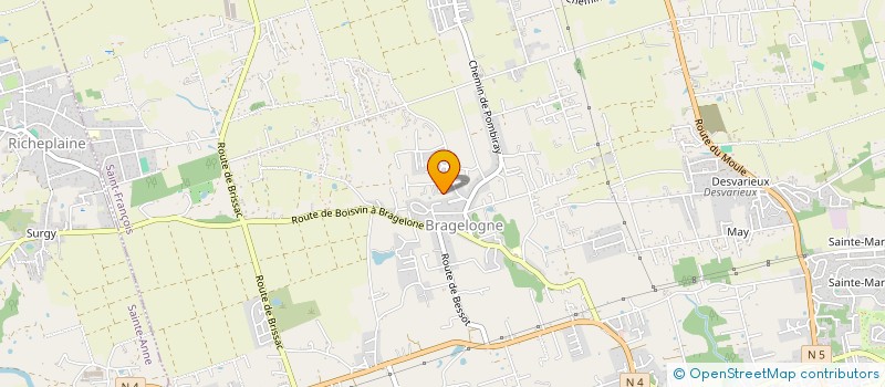 localisation de l'entreprise MADAME RACHELLE CARPIN  SAINT-FRANCOIS