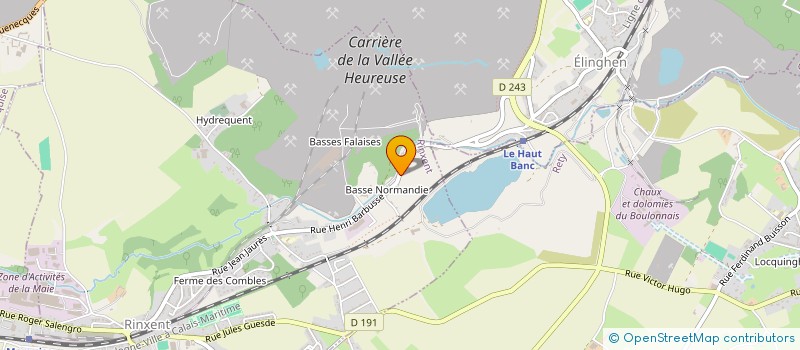 localisation de l'entreprise MADAME RACHELLE DELALIN  RINXENT