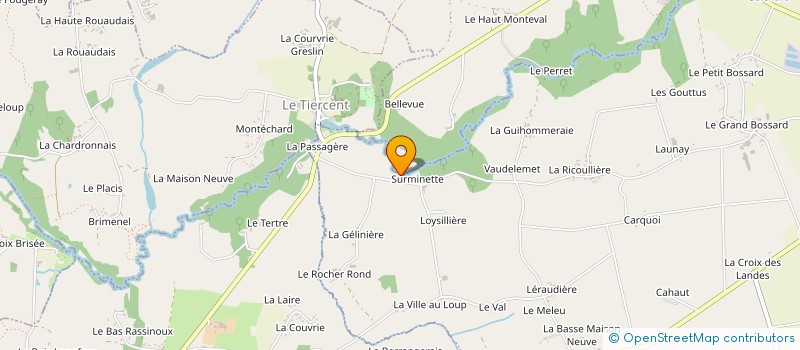 localisation de l'entreprise MADAME RACHELLE GARDAHAUT  SAINT-HILAIRE-DES-LANDES