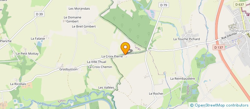 localisation de l'entreprise MADAME RACHELLE GUINEHEUX  TREVERIEN