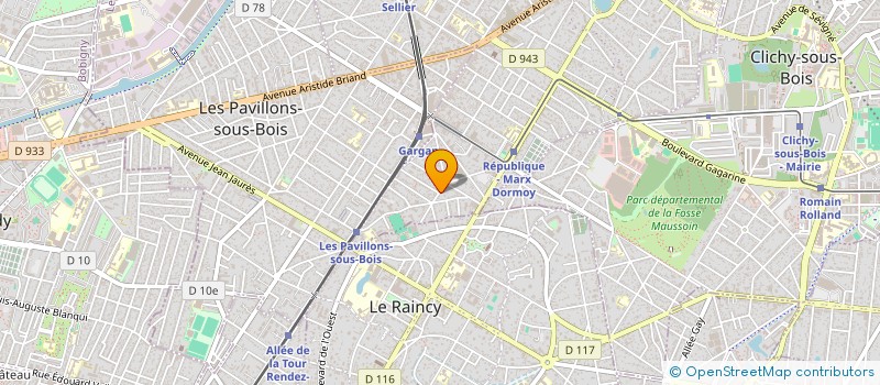 localisation de l'entreprise MADAME RACHELLE HIPPOLYTE  LIVRY-GARGAN