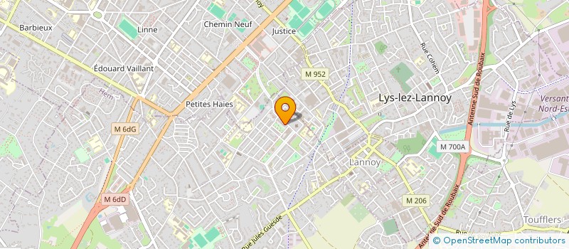 localisation de l'entreprise MADAME RACHELLE LECERF  HEM