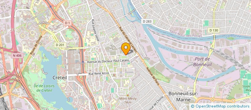 localisation de l'entreprise MADAME RACHELLE LOUKOU  CRETEIL