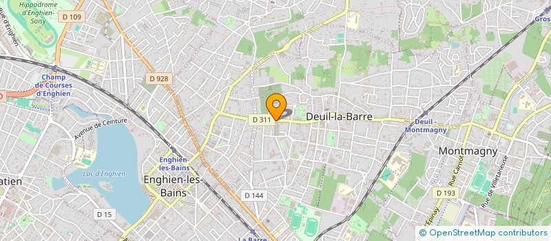 localisation de l'entreprise MADAME RACHELLE PIERRE  DEUIL-LA-BARRE