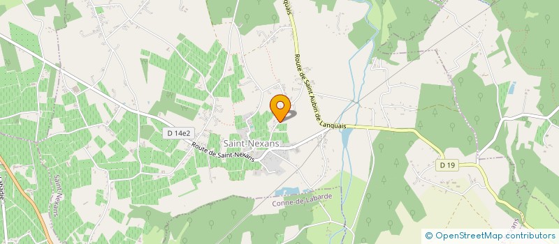 localisation de l'entreprise MADAME RACHELLE TAILLEPIERRE  SAINT-NEXANS