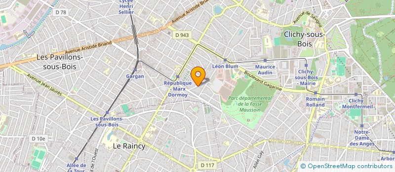 localisation de l'entreprise MADAME RACHELLE TANFI à CLICHY-SOUS-BOIS