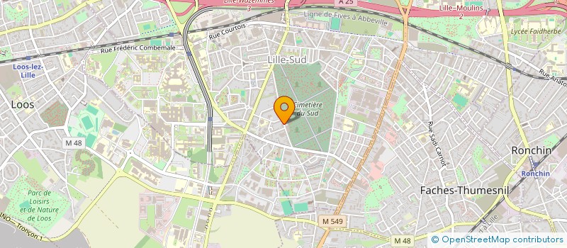 localisation de l'entreprise MADAME RACHELLE VANOOTEGHEM  LILLE