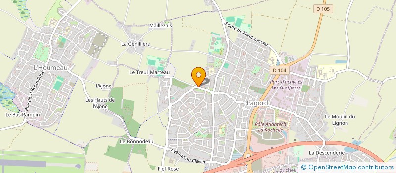 localisation de l'entreprise MADAME RACHIDA ABBAS  LAGORD