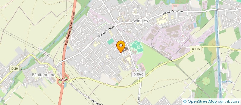 localisation de l'entreprise MADAME RACHIDA AIT BOUOUDADENE  WINGLES