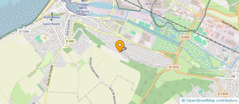 localisation de l'entreprise MADAME RACHIDA BAALY  LE TREPORT