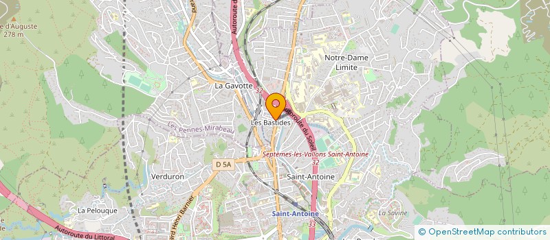 localisation de l'entreprise MADAME RACHIDA BACHA à MARSEILLE