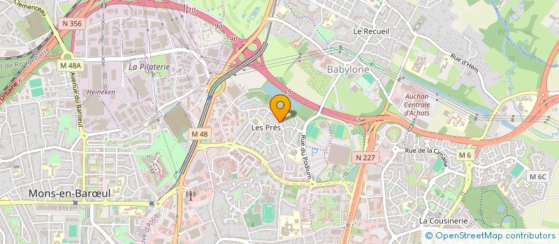 localisation de l'entreprise MADAME RACHIDA BALI à VILLENEUVE-D'ASCQ