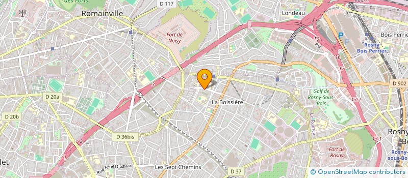 localisation de l'entreprise MADAME RACHIDA BELHOCINE à MONTREUIL