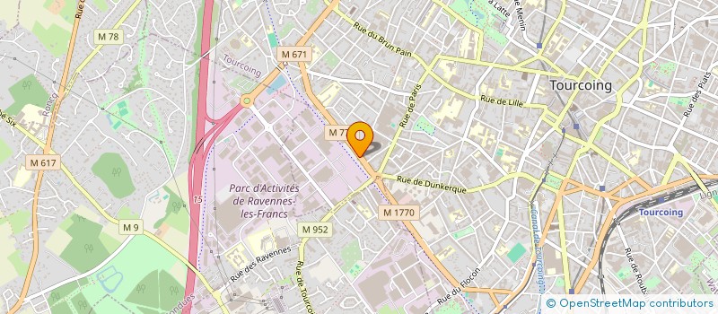 localisation de l'entreprise MADAME RACHIDA BEN MEHDI  TOURCOING