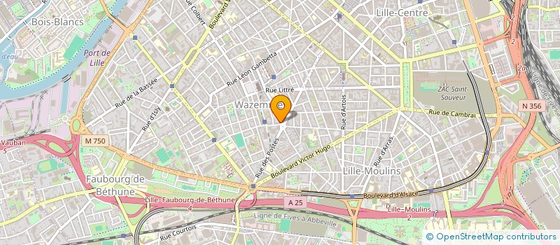 localisation de l'entreprise MADAME RACHIDA BENARAB  LILLE