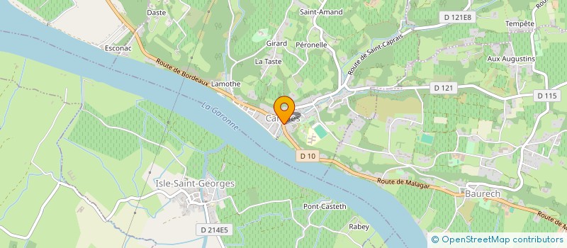 localisation de l'entreprise MADAME RACHIDA BENAZIBA  CAMBES