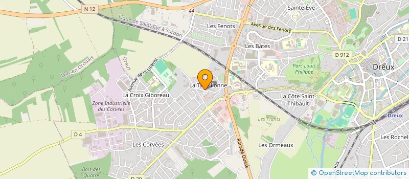 localisation de l'entreprise MADAME RACHIDA BENKERFA à VERNOUILLET
