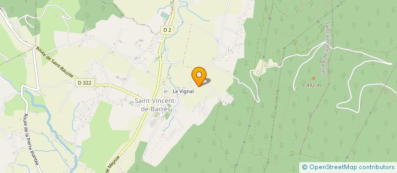 localisation de l'entreprise MADAME RACHIDA BENSEHIL  SAINT-VINCENT-DE-BARRES